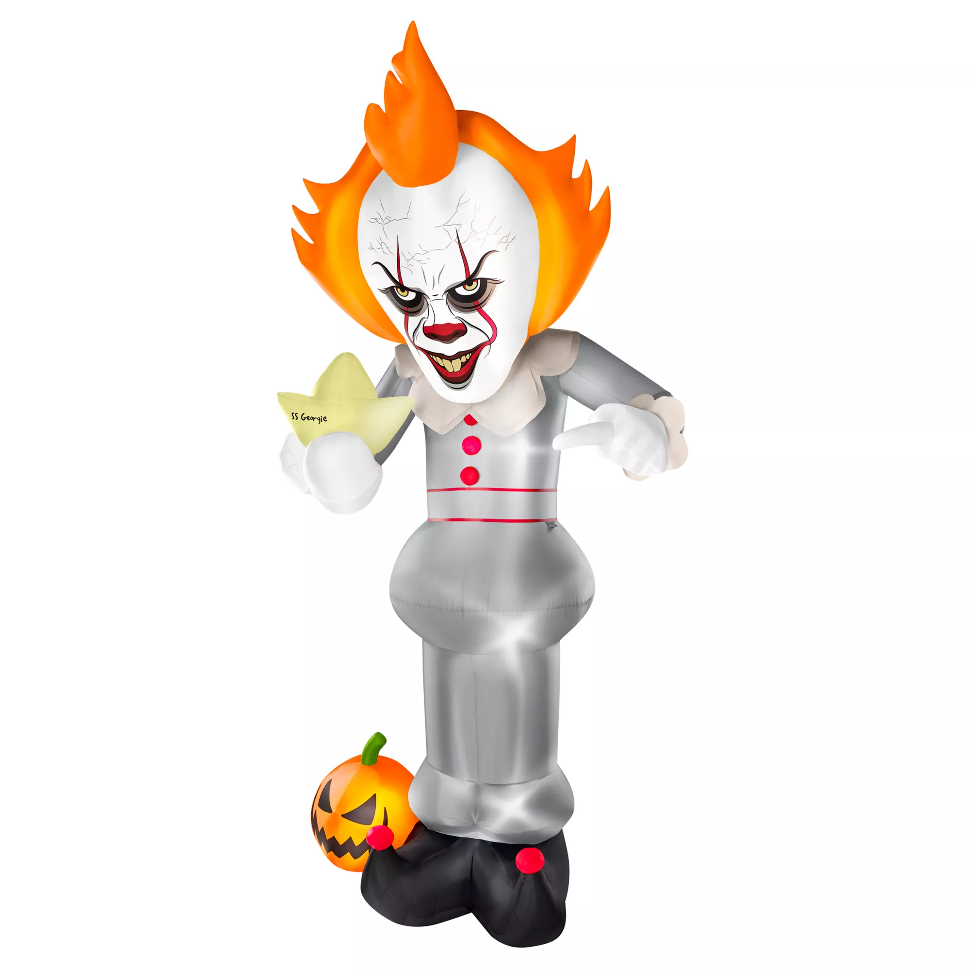 12 Ft Pennywise Light-Up Inflatable Decoration - It at Spirit Halloween