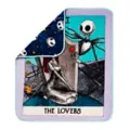 The Lovers Tarot Fleece Blanket - The Nightmare Before Christmas at Spirit Halloween