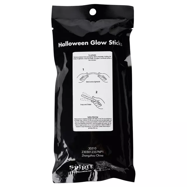 Halloween Icon Glow Sticks - 4 Pack at Spirit Halloween