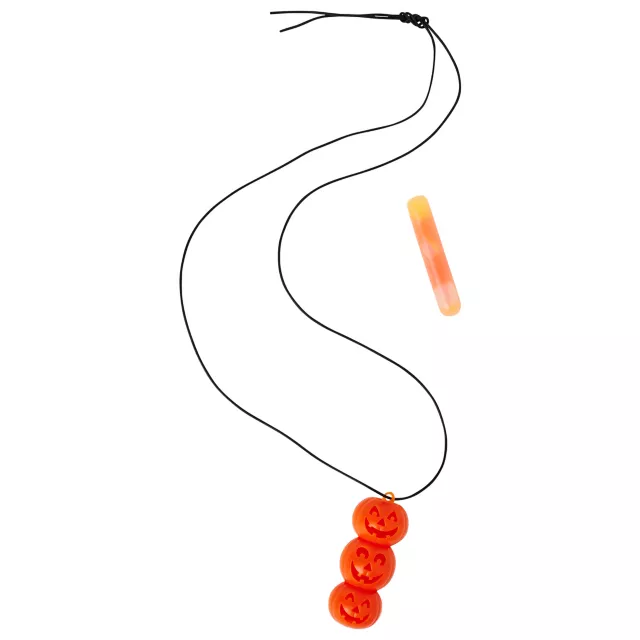 Jack-O-Lantern Glow Stick Necklace at Spirit Halloween