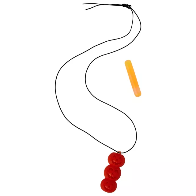Jack-O-Lantern Glow Stick Necklace at Spirit Halloween