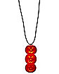 Jack-O-Lantern Glow Stick Necklace