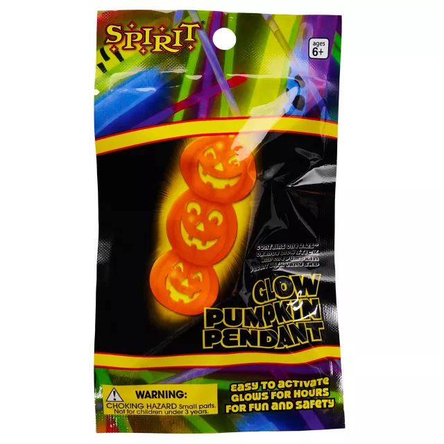 Jack-O-Lantern Glow Stick Necklace at Spirit Halloween