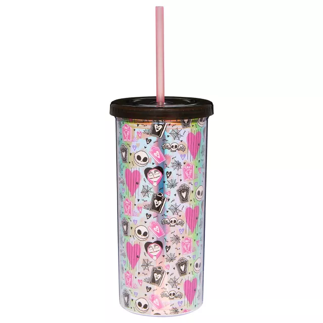 The Nightmare Before Christmas Icons Cup with Straw - 20 oz. at Spirit Halloween