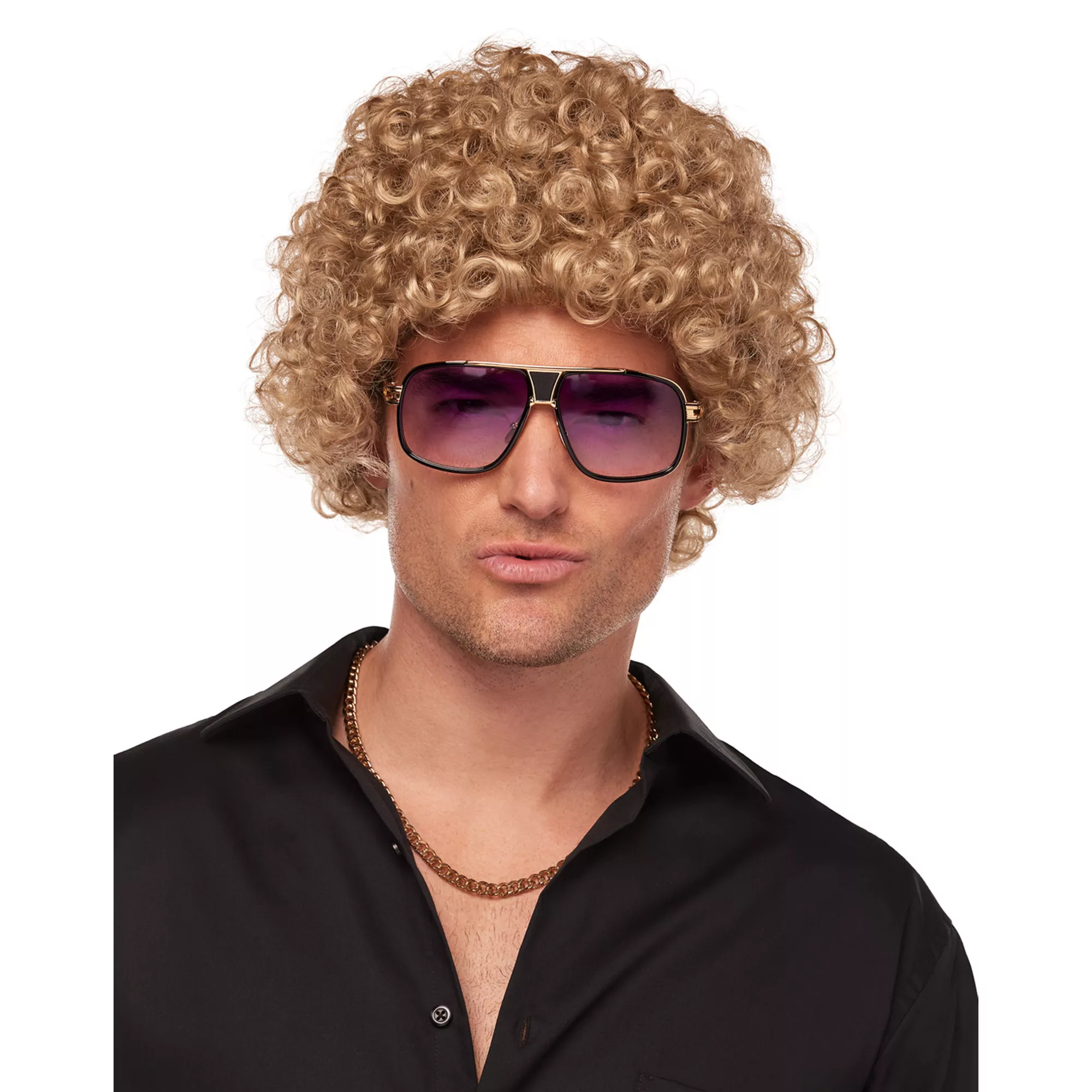 Blonde Curly Wig at Spirit Halloween