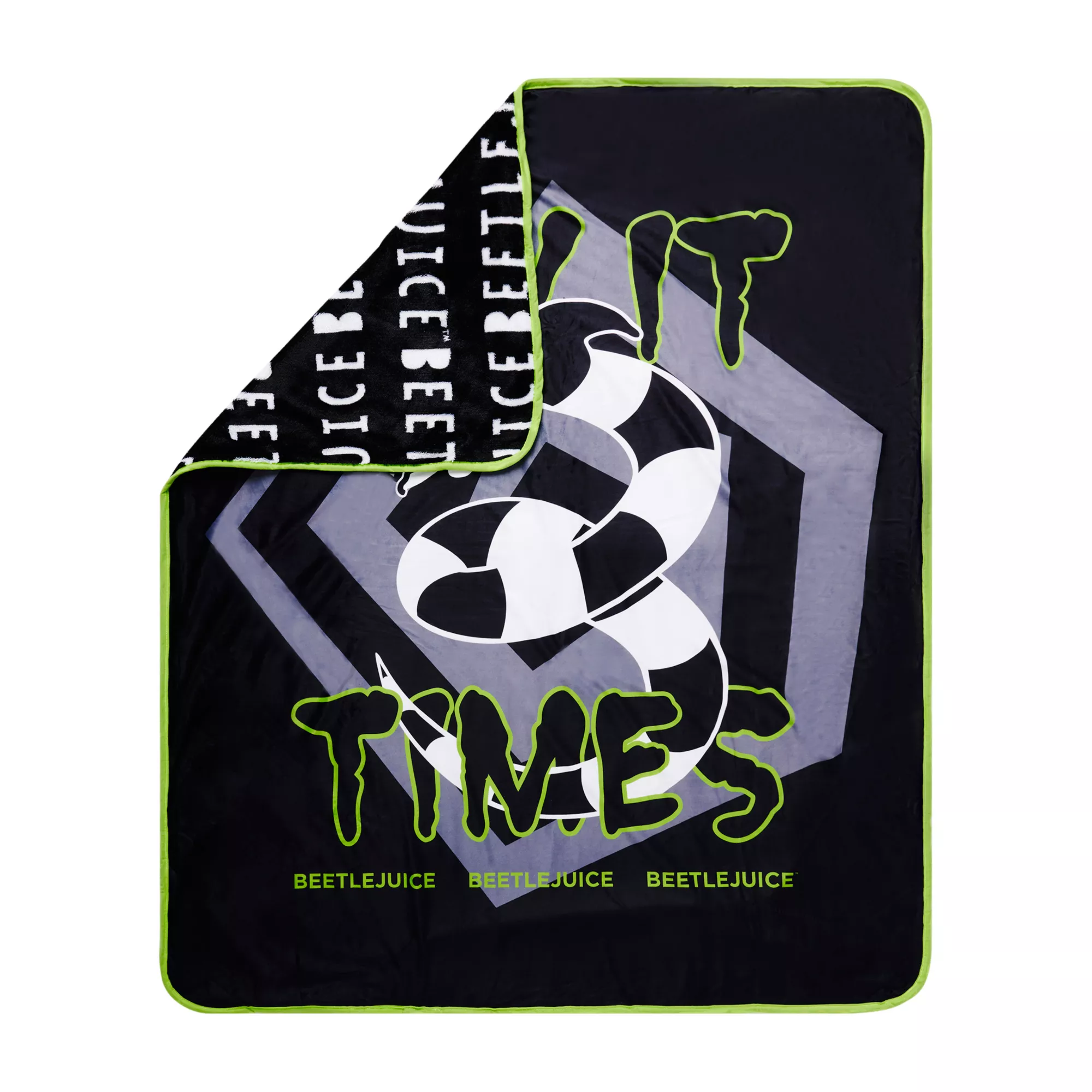 Say It Three Times Sandworm Fleece Blanket - Beetlejuice at Spencer's