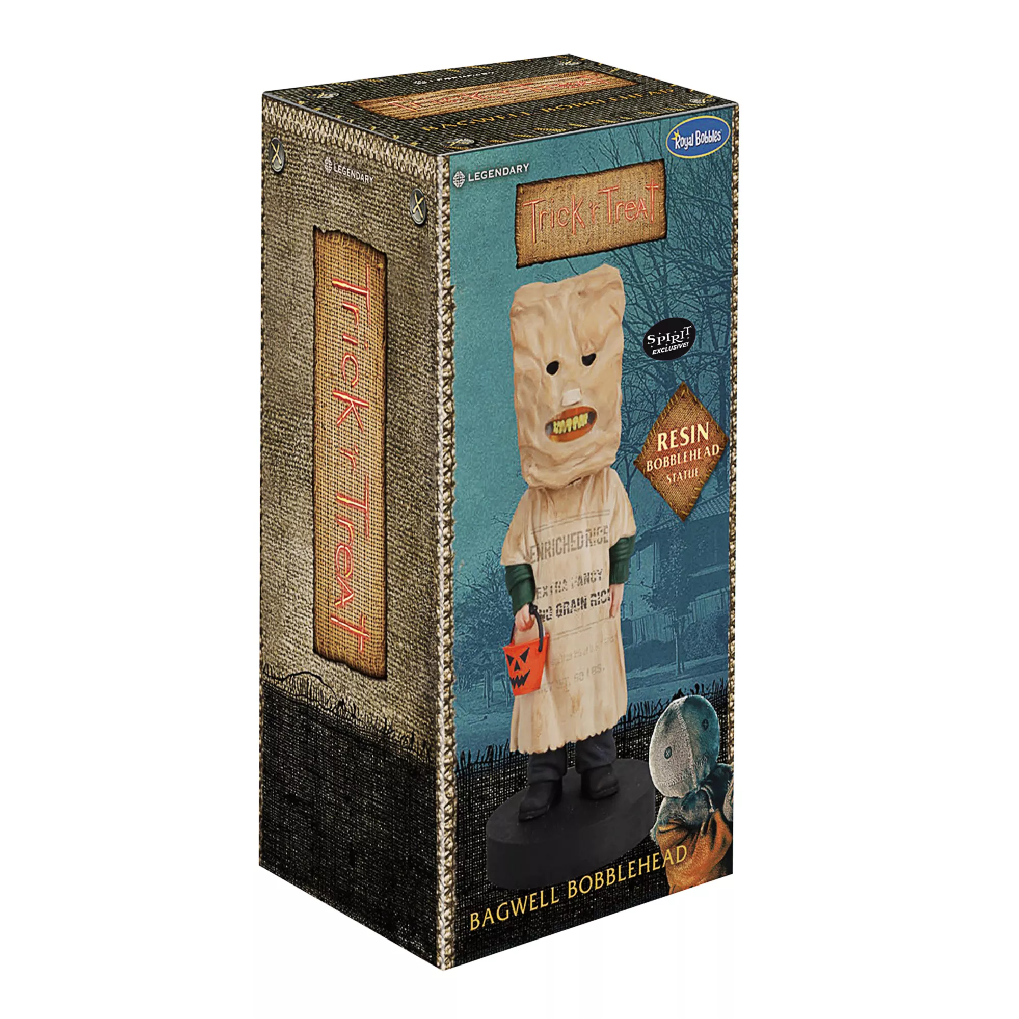 Paper Bag Kid Bobblehead Statue - Trick 'r Treat at Spirit Halloween