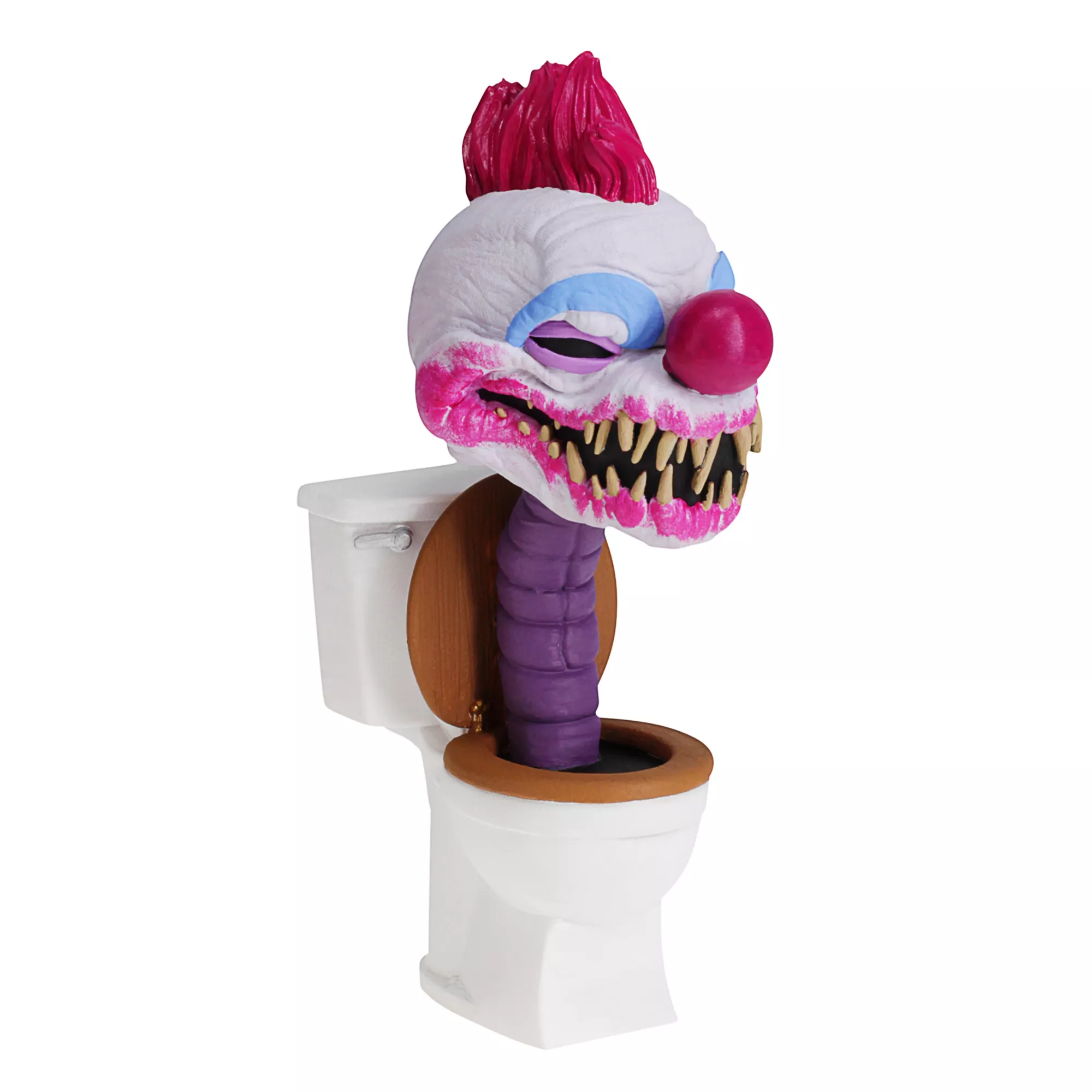 Baby Klown Toilet Bobblehead Statue - Killer Klowns from Outer Space at Spirit Halloween