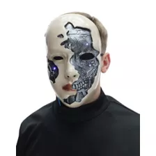 Light-Up Bot Half Mask at Spirit Halloween