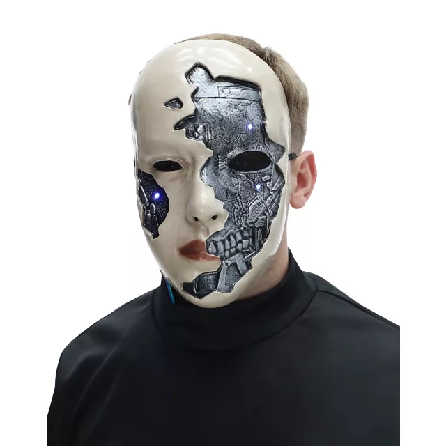 Light-Up Bot Half Mask at Spirit Halloween