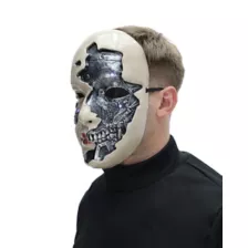 Light-Up Bot Half Mask at Spirit Halloween