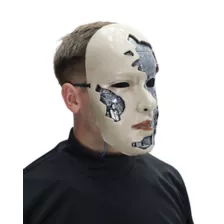 Light-Up Bot Half Mask at Spirit Halloween