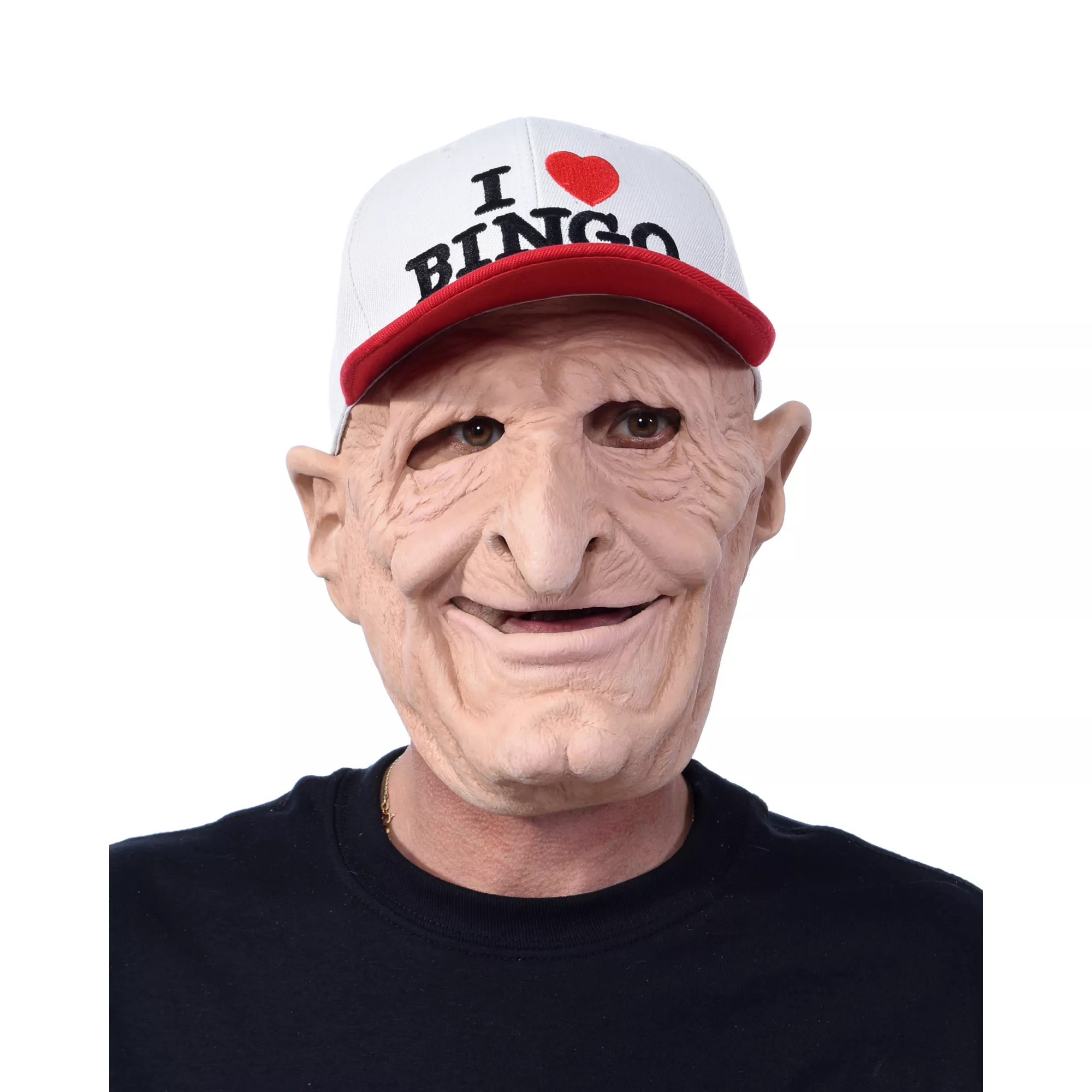 Bingo Old Man Full Mask at Spencer's