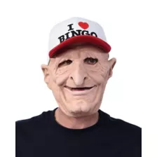 Bingo Old Man Full Mask at Spencer's