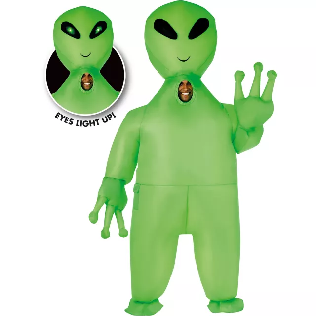 Adult Inflatable Alien Costume at Spirit Halloween