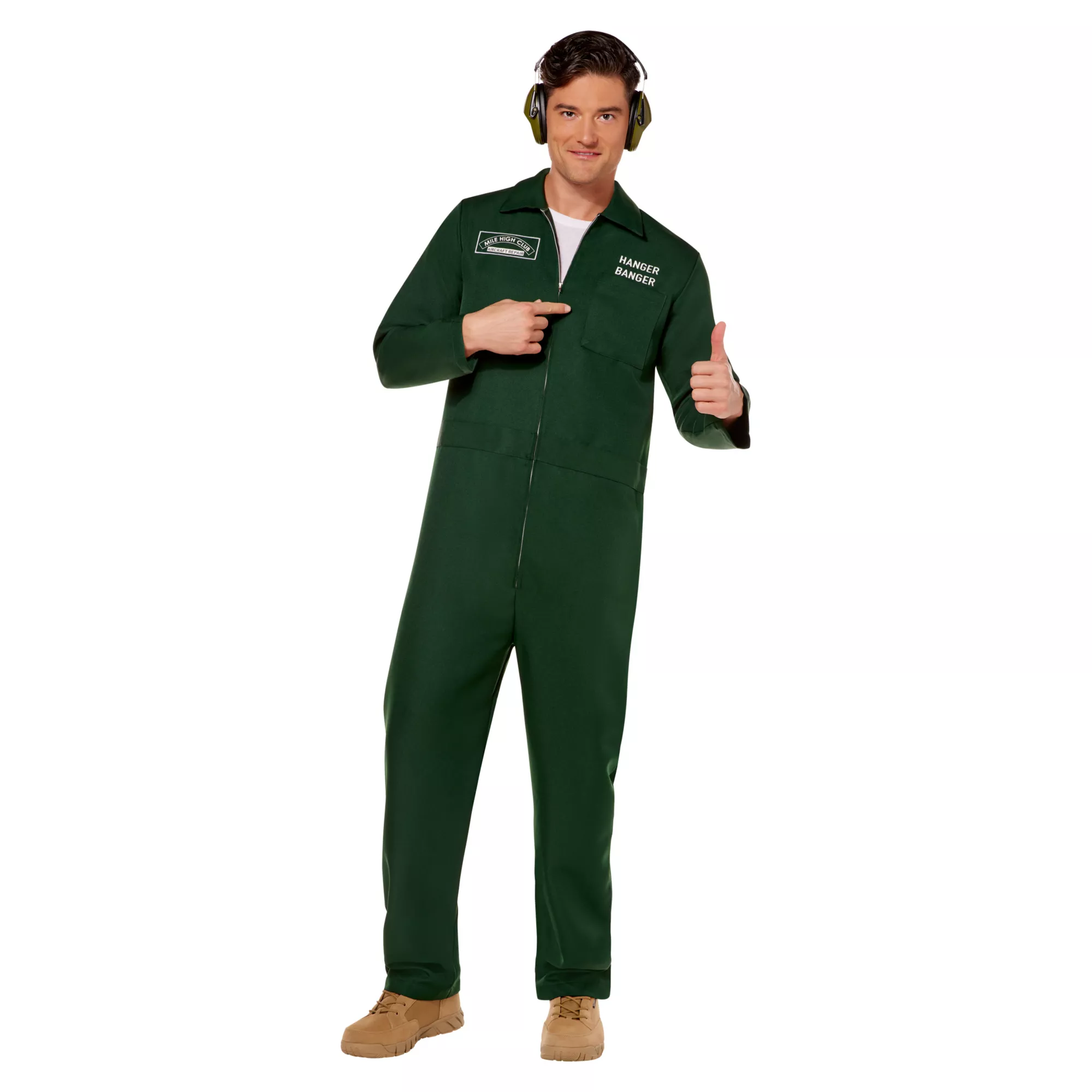 Adult Aircraft Mechanic Jumpsuit at Spirit Halloween