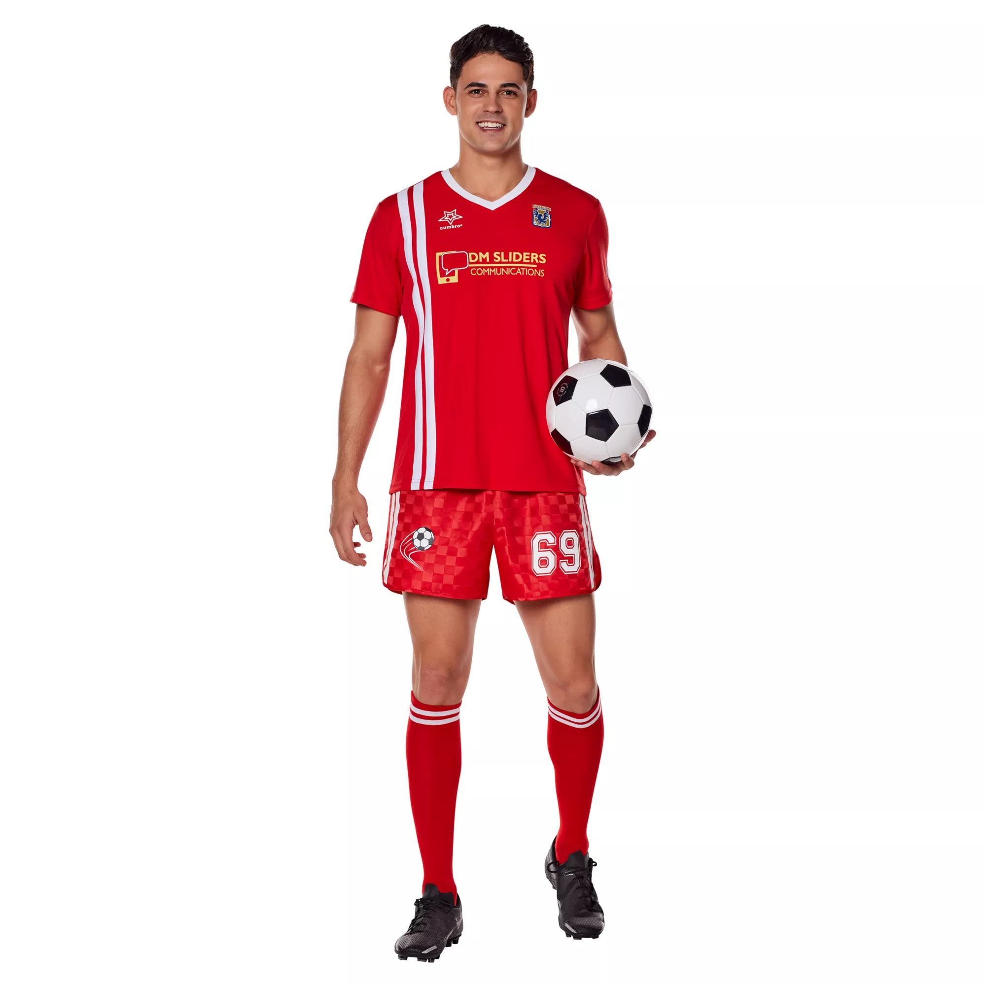 Adult Soccer Player Uniform Costume at Spirit Halloween