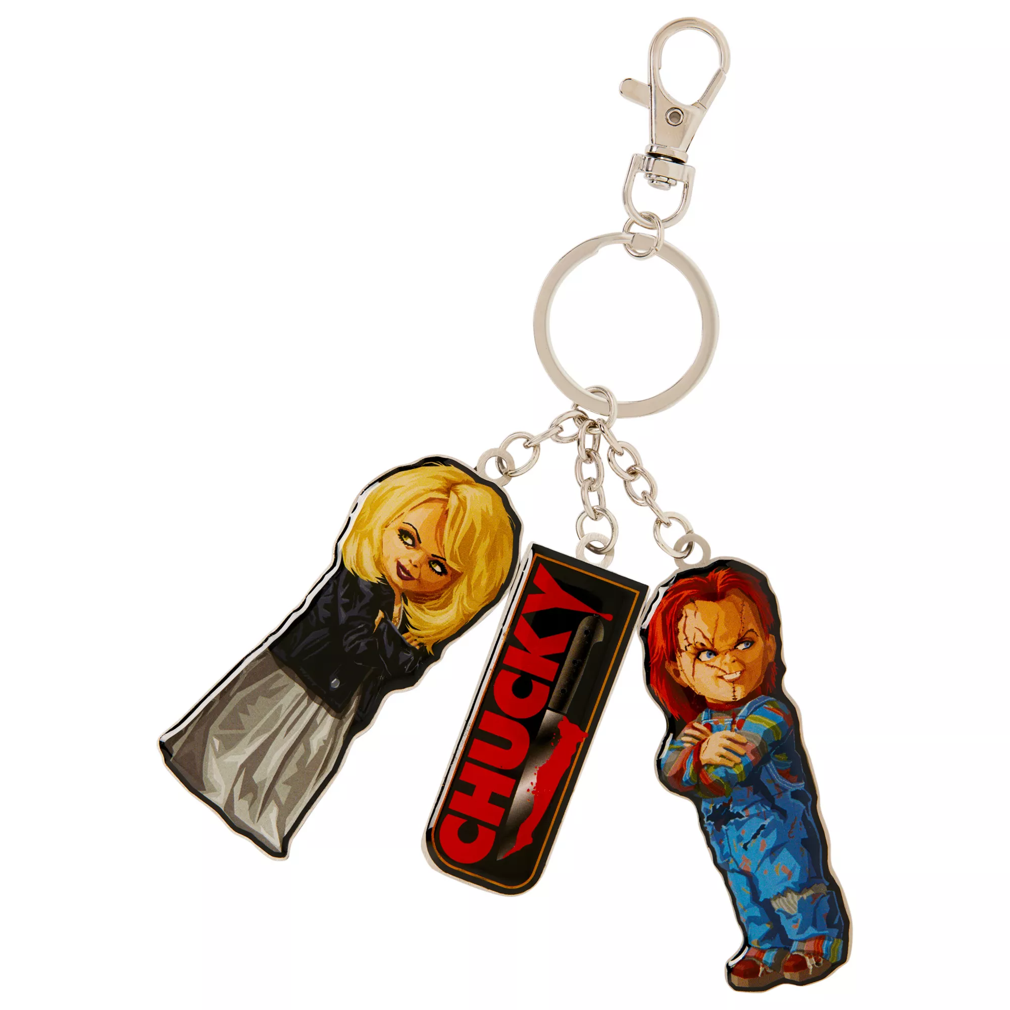 Chucky and Tiffany Keychain - Bride of Chucky at Spirit Halloween