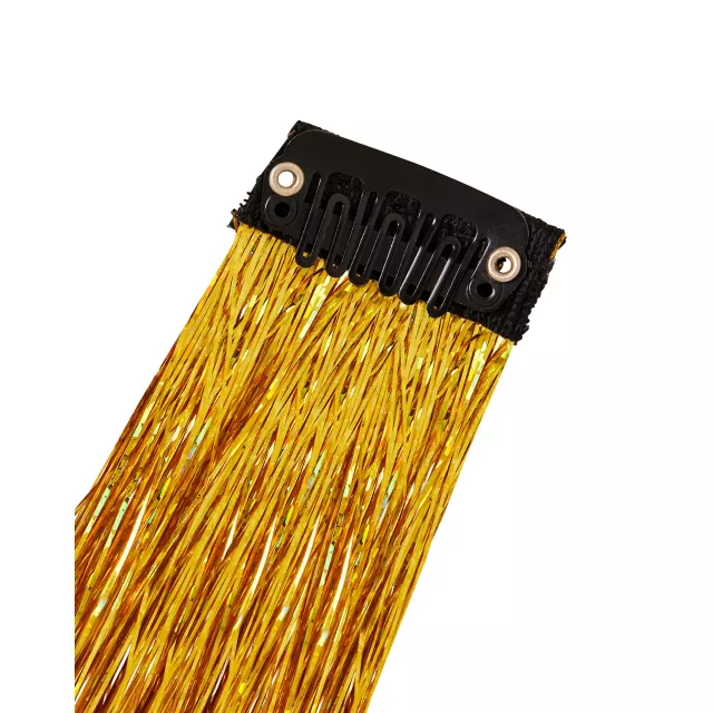 Gold Tinsel Hair Extensions at Spencer's