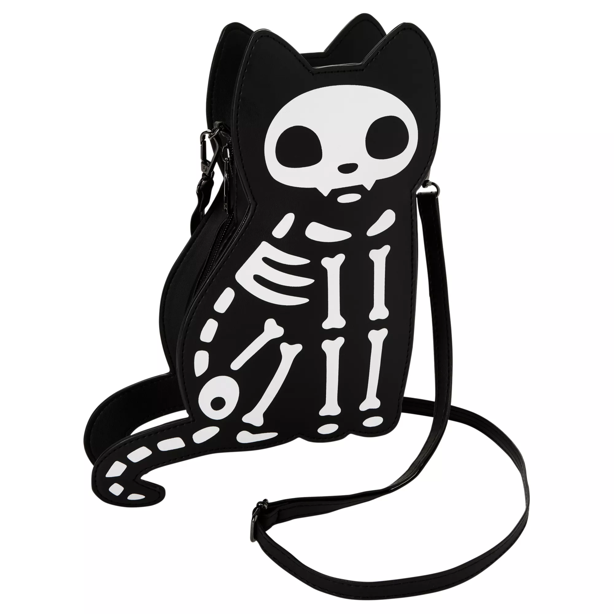 SkeleCat Crossbody Bag at Spencer's