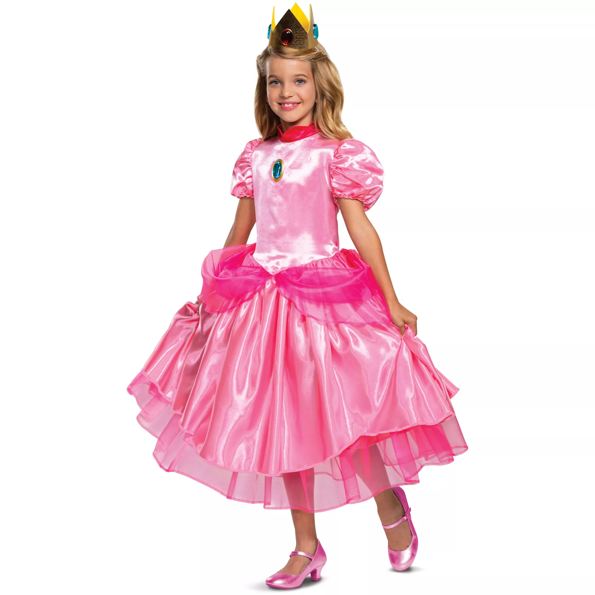 Kids Princess Peach Costume Deluxe - Mario Bros. at Spencer's