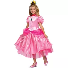 Kids Deluxe Princess Peach Costume - Mario Bros. at Spencer's