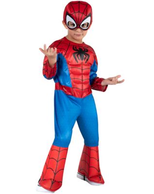Toddler Spider-Man Muscle Costume - Marvel - Spirithalloween.com