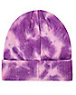 Purple Tie Dye Bat Beanie