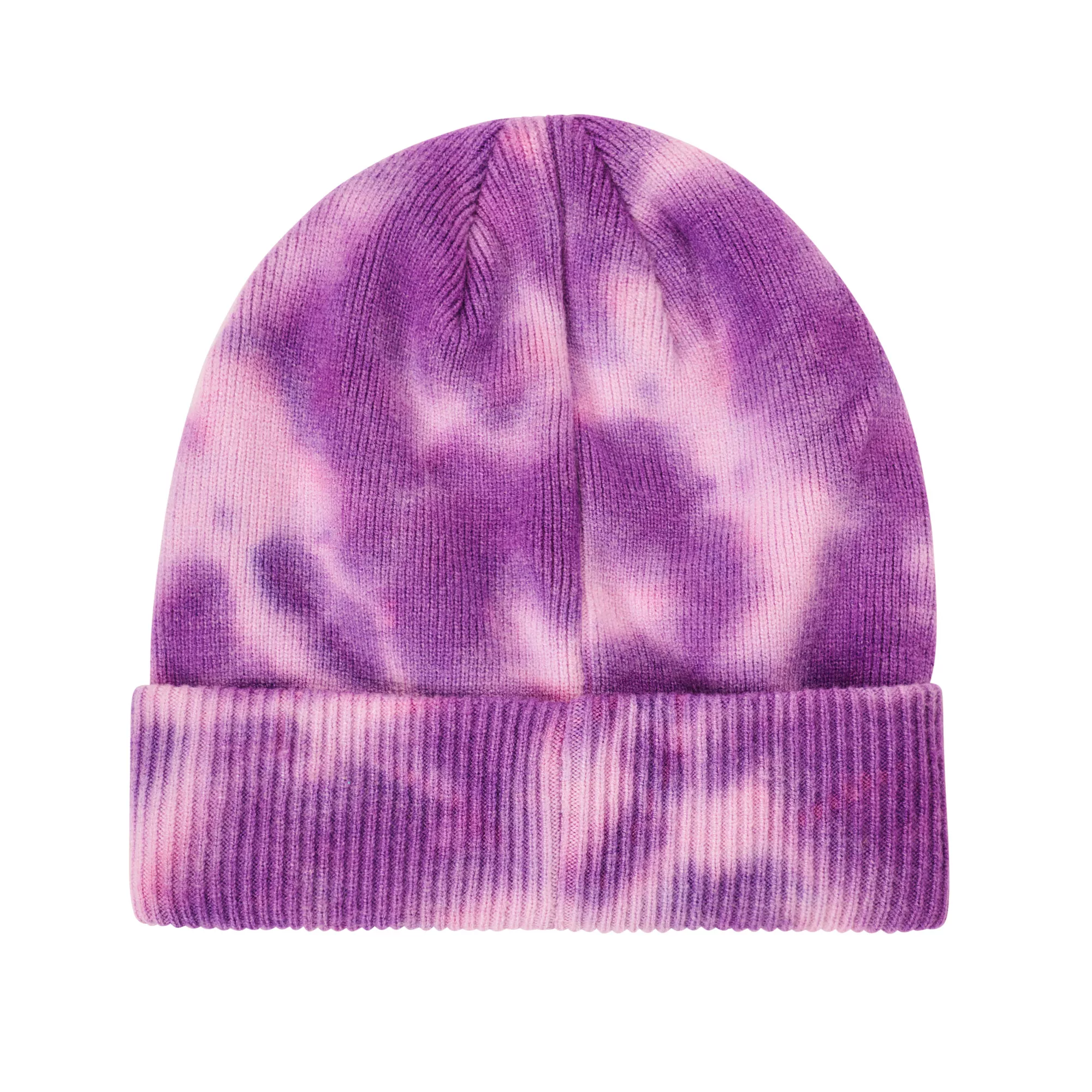 Purple Tie Dye Bat Beanie at Spencer's