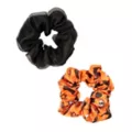 Black and Orange Halloween Icons Scrunchies at Spencer's