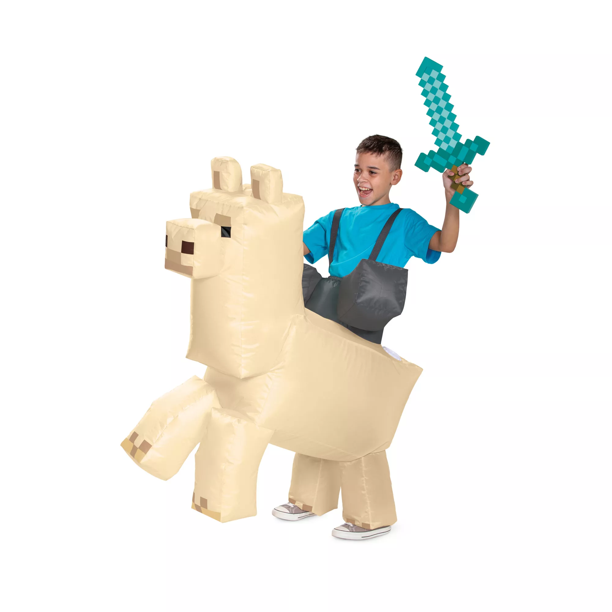 Inflatable Llama Costume - Minecraft at Spencer's