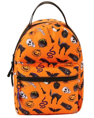Halloween Icons Orange Backpack - Spirithalloween.com