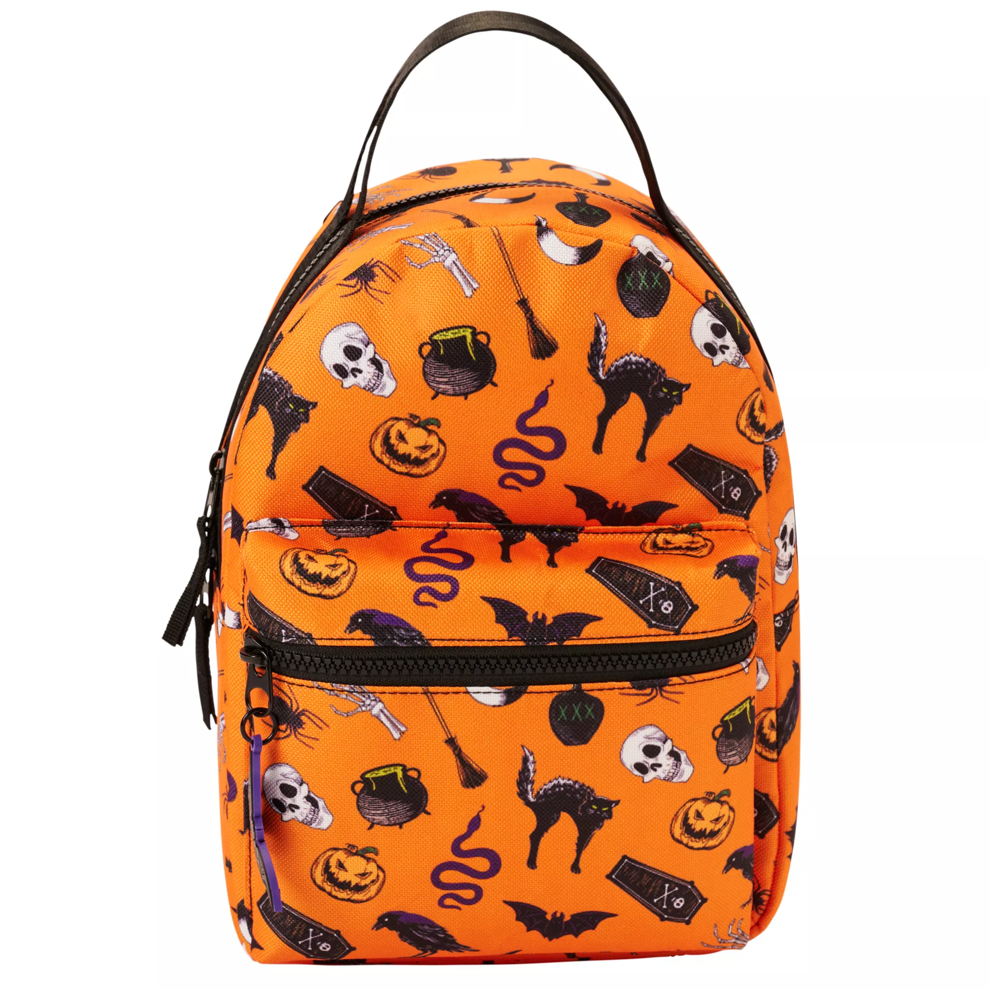 Halloween Icons Orange Backpack at Spencer's