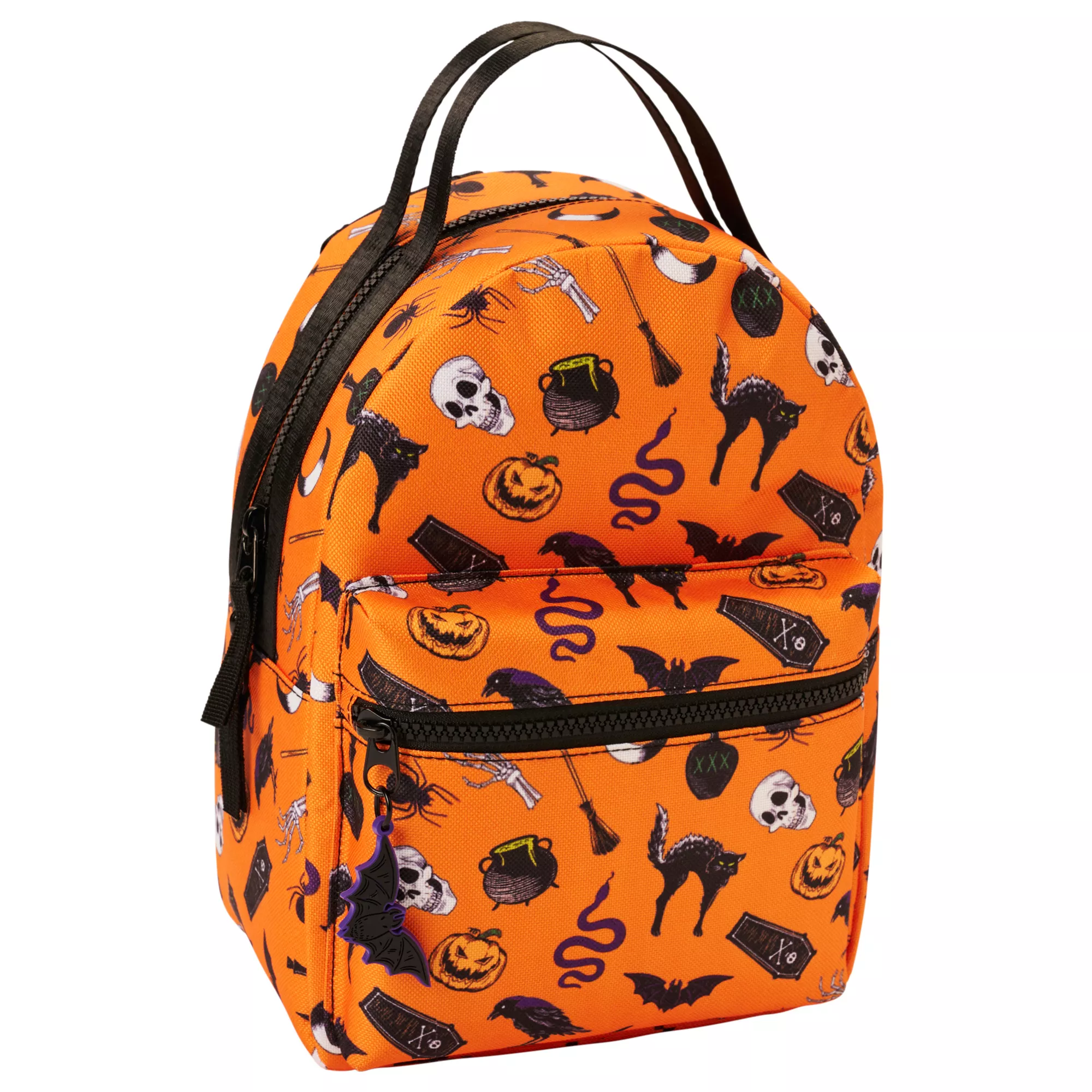 Halloween Icons Orange Backpack at Spencer's