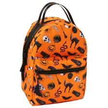 Halloween Icons Orange Backpack at Spencer's