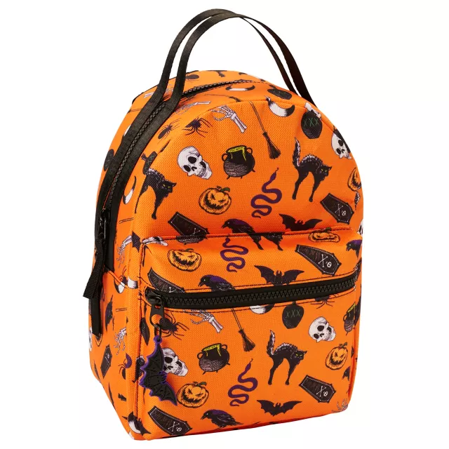 Halloween Icons Orange Backpack at Spencer's