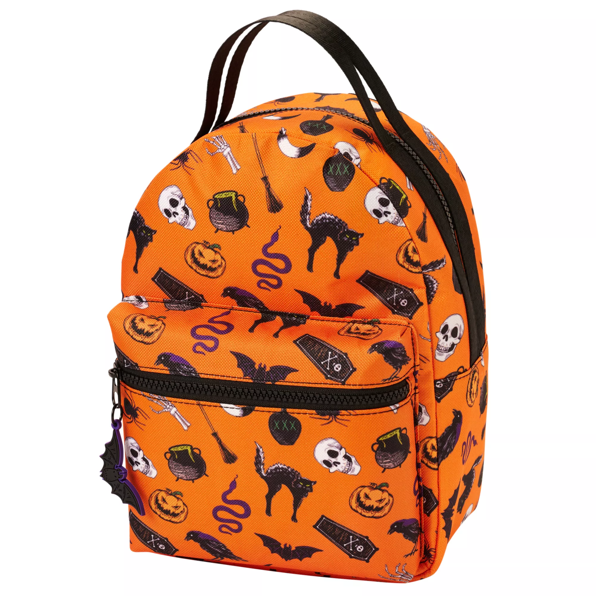 Halloween Icons Orange Backpack at Spencer's