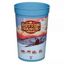 Dutton Ranch Plastic Cup - Yellowstone at Spencer's