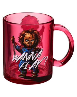 Wanna Play Glass Coffee Mug 17.5 oz. - Child's Play