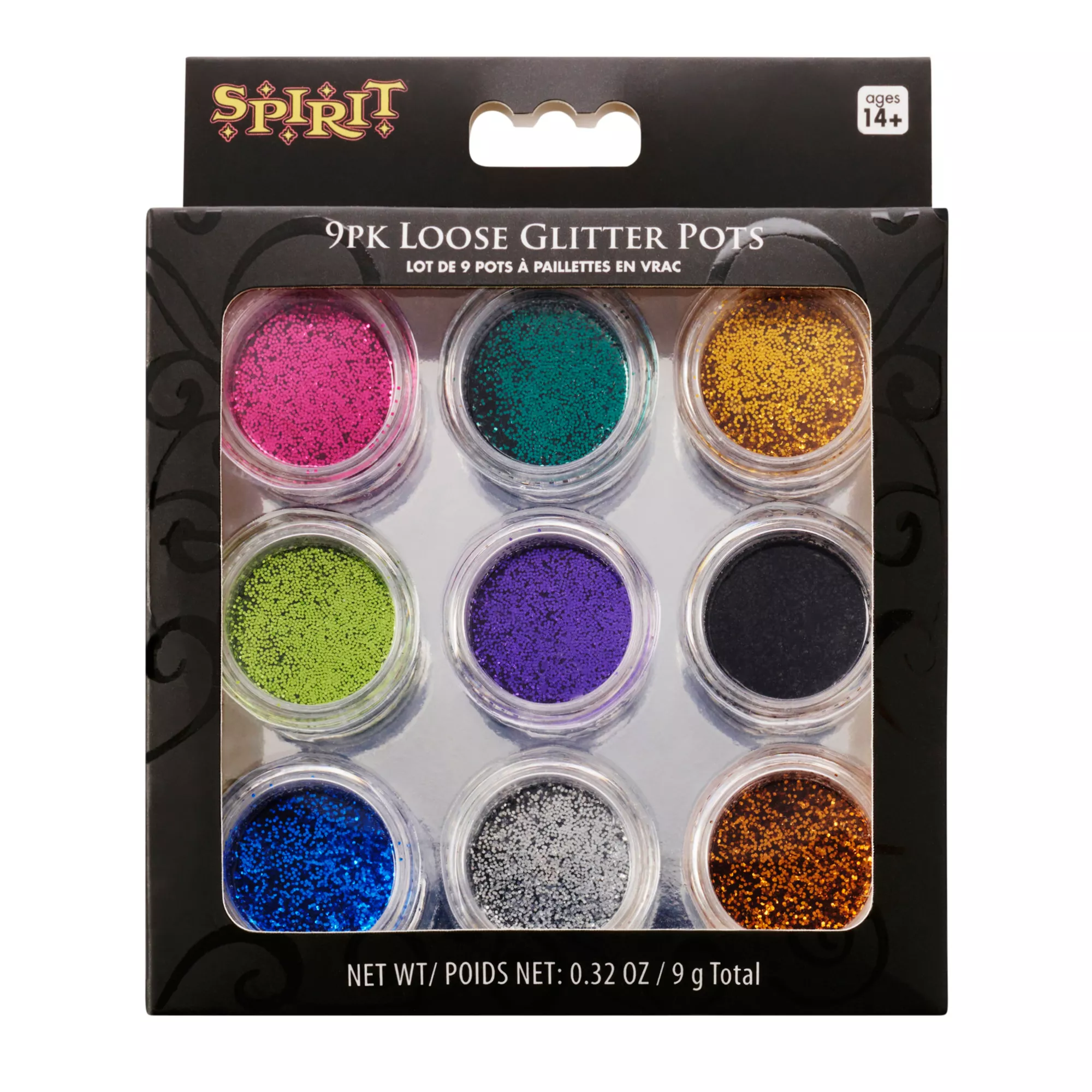Loose Glitter Kit - 9 Pack at Spirit Halloween