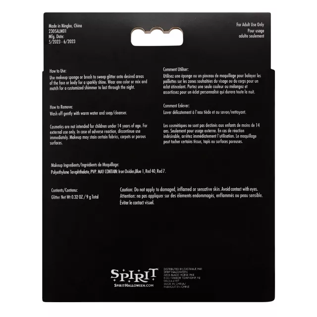 Loose Glitter Kit - 9 Pack at Spirit Halloween
