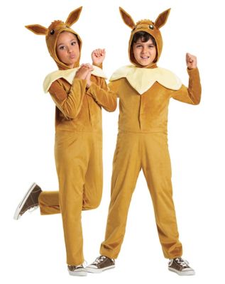 Eevee - Pokemon - One Piece Jumpsuit - Brown - Costume - Child - 5 Sizes main image 1