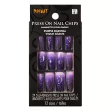 Purple Celestial Press-On Nails at Spencer's