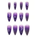 Purple Celestial Press-On Nails at Spencer's