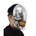 Chrome Smile Half Mask at Spirit Halloween