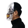 Chrome Smile Half Mask at Spirit Halloween