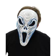 Light-Up EL Wire Phantom Half Mask at Spirit Halloween