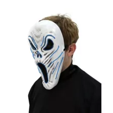 Light-Up EL Wire Phantom Half Mask at Spirit Halloween