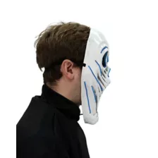 Light-Up EL Wire Phantom Half Mask at Spirit Halloween