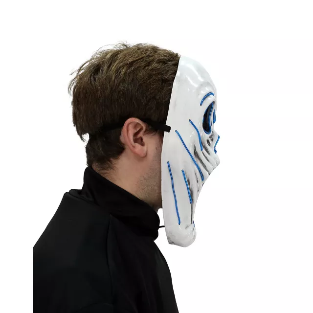 Light-Up EL Wire Phantom Half Mask at Spirit Halloween